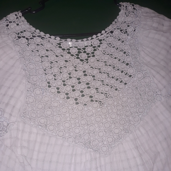 Mono Reno crochet dress size S lilac purple feminine lightweight boho - Picture 8 of 16